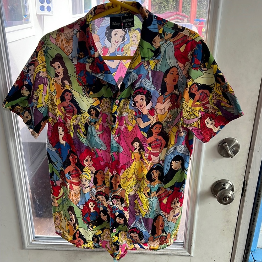 Disney Princess Button Down Shirt - Multicolor